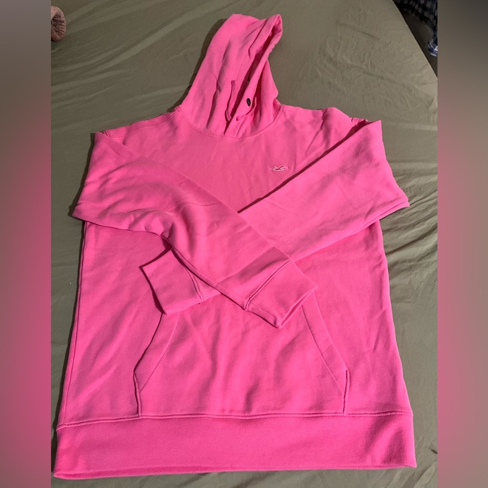 Hollister pink Hoodie Sweatshirt size L